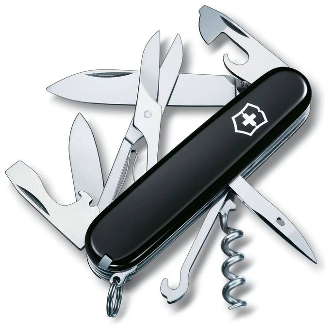 Victorinox 1.3703.3B1 Climber Coltello Svizzero 14 funzioni Acciaio Inossidabile colore Nero