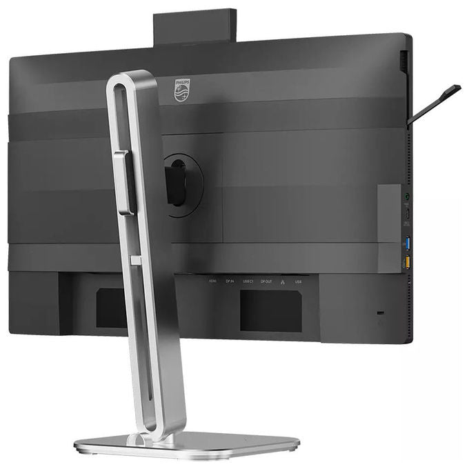 Philips 24B2U4301H-00 Serie 4000 Monitor PC 23.8'' Full HD IPS 120 Hz USB-C Webcam Regolabile colore Grigio