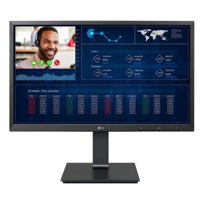 LG 24CN650I-6N All-in-One thin client Intel Celeron J4105 60,5 cm (23.8'') Full HD 1920 x 1080 Pixel 16 GB eMMC Wi-Fi 5 (802.11ac) Bluetooth 5.0 Nero