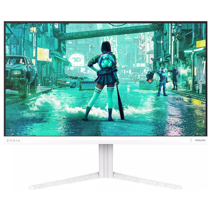 Philips 24M2N3201PL Evnia 3000 Monitor Gaming 23,8'' Fast IPS Full HD 1920x1080 260Hz 1ms Adaptive Sync G-Sync Compatible HDR10 colore Bianco