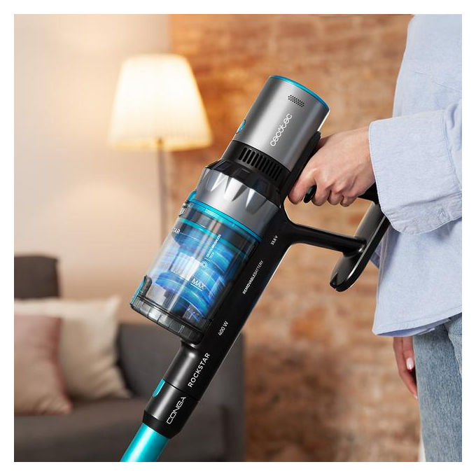 Cecotec A01EU01107956 Conga Rockstar 2500 Thunder Pet Flex Aspirapolvere Verticale senza Sacchetto BLDC 0,5 L 400 W 65 min colore Antracite
