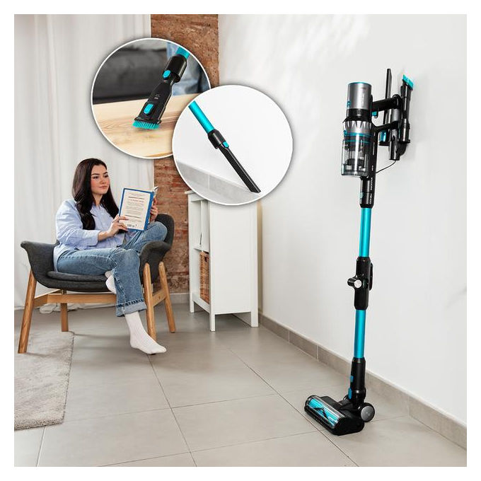 Cecotec A01EU01107956 Conga Rockstar 2500 Thunder Pet Flex Aspirapolvere Verticale senza Sacchetto BLDC 0,5 L 400 W 65 min colore Antracite