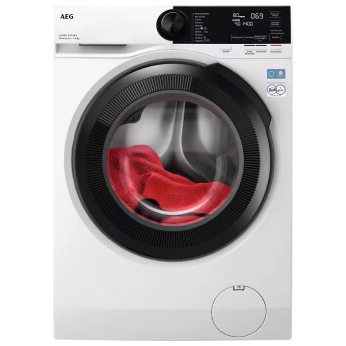 AEG LR6FEBG104 Serie 6000 Lavatrice Carica Frontale 10 Kg 1351 rpm Classe A Inverter ProSense (90x64x64 cm) colore Bianco