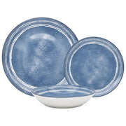 Borella 25032 Carmen Servizio Piatti 18 Pezzi Porcellana colore Azzurro