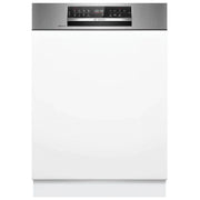 Bosch Serie 6 SMI6ECS12E Lavastoviglie da incasso a scomparsa parziale 14 coperti Classe a Rumorosita' 42 dB Efficient Dry Home Connect 8 programmi Cestelli Max Flex e 3' cestello 60 cm Frontalino Inox
