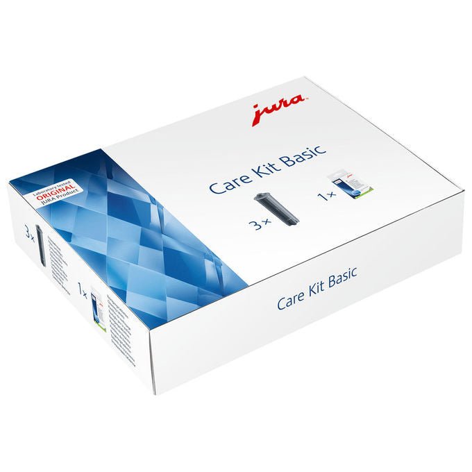 Jura 25067 Care Kit Basic Kit di Manutenzione per Macchina da Caffe' con Filtro CLARIS Smart+ e 6 Compresse di Pulizia colore Nero