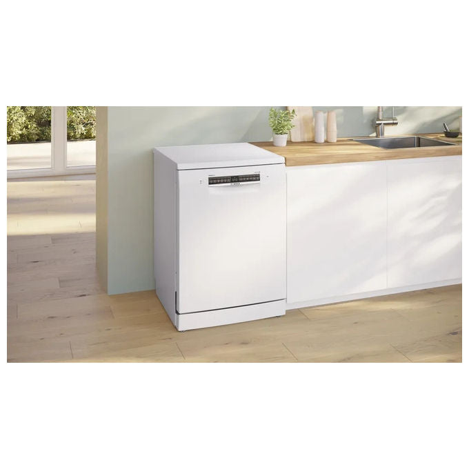 Bosch Serie 4 SMS4EVW08E Lavastoviglie a libera installazione con top removibile 14 coperti Classe B Rumorosita' 44dB Efficient Dry Home Connect 6 programmi 3' cestello 60 cm Bianco