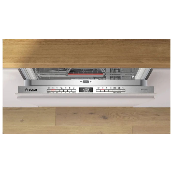 Bosch SMV4ENX06E Serie 4 Lavastoviglie da incasso a scomparsa totale 14 coperti Classe B Home Connect EfficientDry (815x598x55 cm) Inox