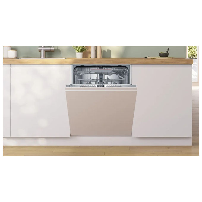 Bosch SMV4ENX06E Serie 4 Lavastoviglie da incasso a scomparsa totale 14 coperti Classe B Home Connect EfficientDry (815x598x55 cm) Inox