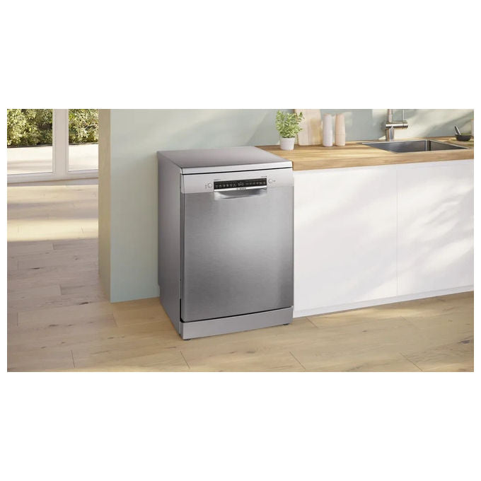 Bosch Serie 4 SMS4ECI27E Lavastoviglie libera installazione 14 coperti 6 programmi 42db Classe a Acciaio spazzolato anti-impronta