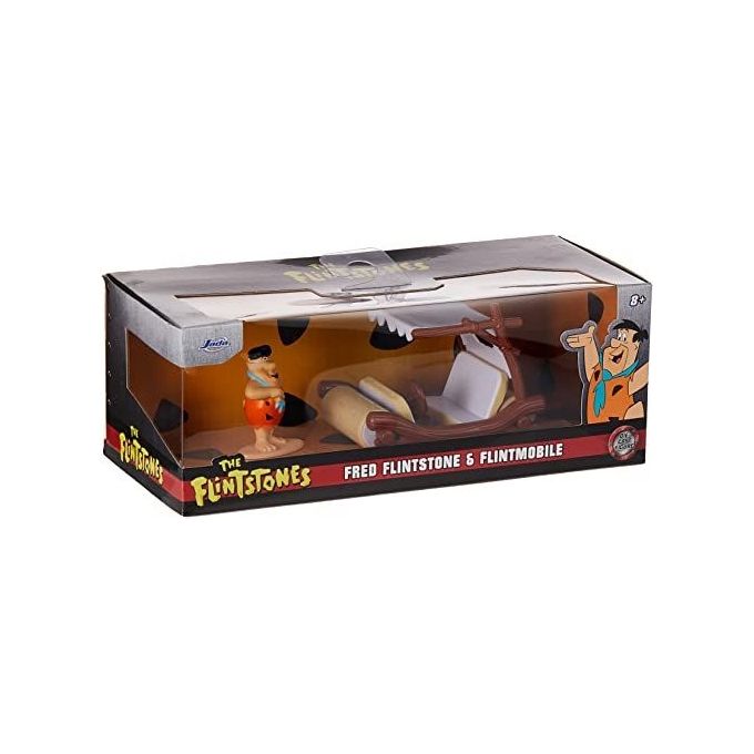 Jada The Flintsones Fred Flintstone con Family Car Scala 1:32