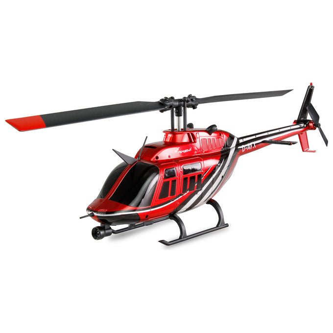 Amewi 25342 Bell 206 Elicottero Radiocomandato Pronto da Volare 2.4 GHz 100 m 12 min LiPo colore Nero Rosso