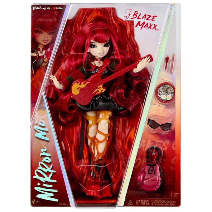 MGA Entertainment 253471 Mirror Mi Blaze Maxx Bambola alla moda Femmina Eta' minima 4 anni Plastica Tessuto Multicolore Rosso colore Multicolore