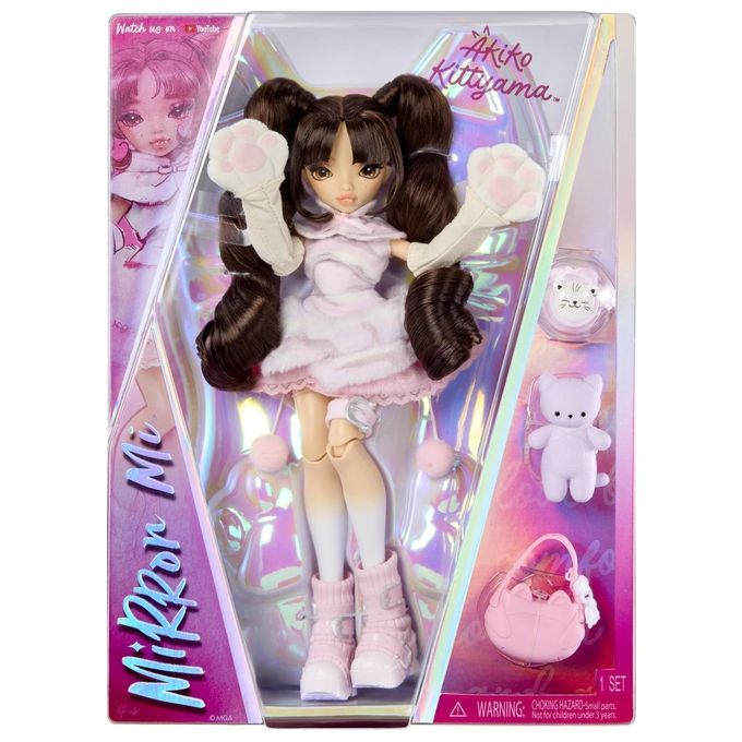 MGA Entertainment 253488 Mirror Mi Akiko Kittyama Bambola alla moda Femmina 4 anni Plastica Tessuto Multicolore Rosa chiaro