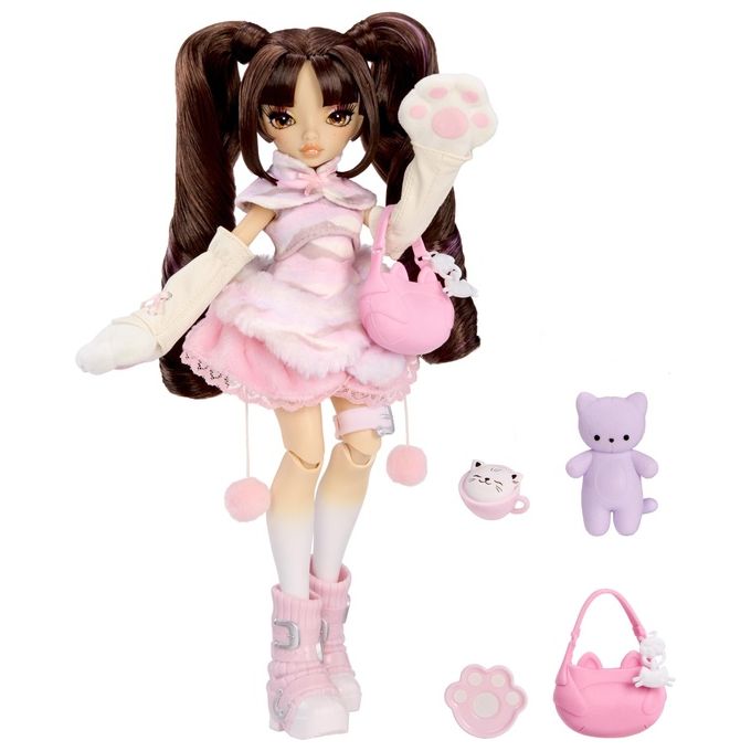 MGA Entertainment 253488 Mirror Mi Akiko Kittyama Bambola alla moda Femmina 4 anni Plastica Tessuto Multicolore Rosa chiaro
