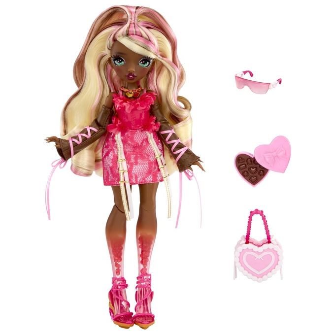 MGA Entertainment 253518 Mirror Mi Amora Valentina Bambola alla moda Femmina con Gioco Immaginativo Materiali Plastica Tessuto Multicolore Rosa colore Rosa
