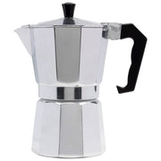 Borella 25356 Polo Caffettiera Alluminio 9 Tazze Induzione colore Nero
