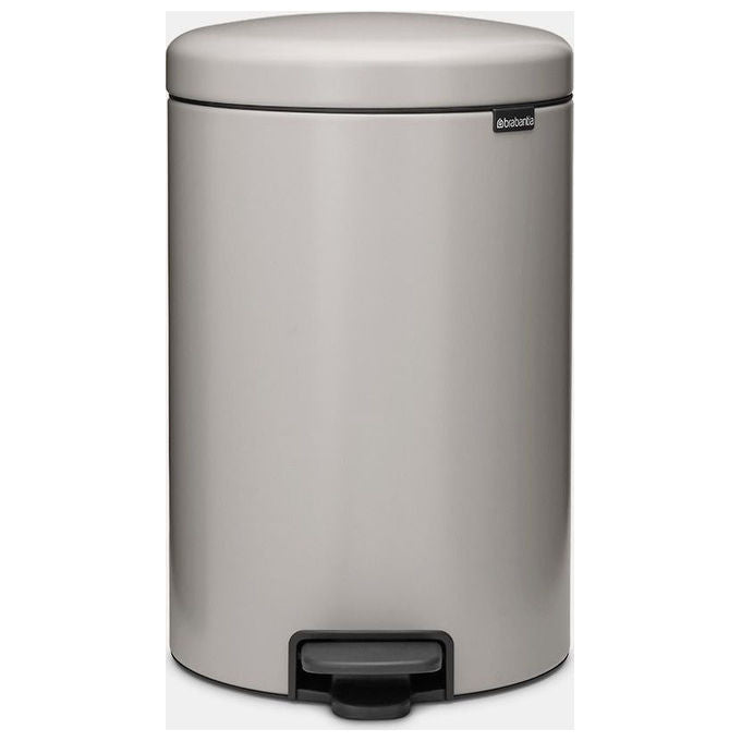 Brabantia 254406 NewIcon Cestino con Pedale Capacita' 20 L Materiale Acciaio Colore Grigio Soft