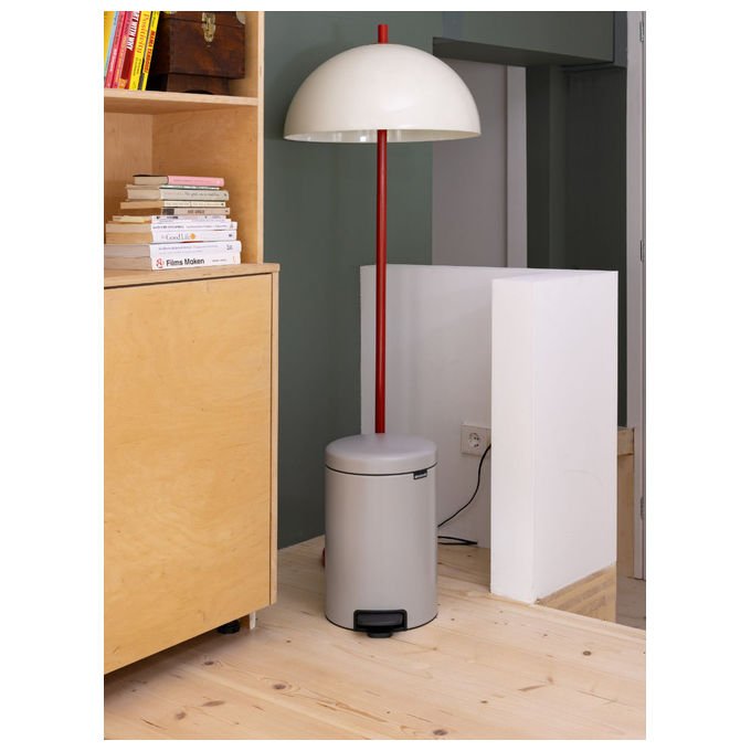 Brabantia 254406 NewIcon Cestino con Pedale Capacita' 20 L Materiale Acciaio Colore Grigio Soft