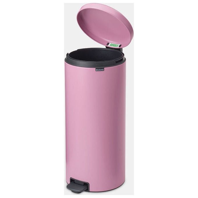 Brabantia 255304 NewIcon Pattumiera a pedale 30 litri Acciaio inossidabile Chiusura ammortizzata Secchio interno rimovibile colore Rosa