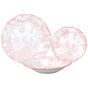 Borella 25670 Lerici Servizio Piatti 18 Pezzi Porcellana colore Rosa