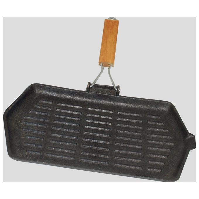 Borella 25757 Bistecchiera Ghisa Smaltata 21x35 cm Induzione