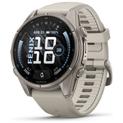 Garmin FENIX943TITANIUM Smartwatch Fenix 9 43mm Titanium colore Grigio Francese