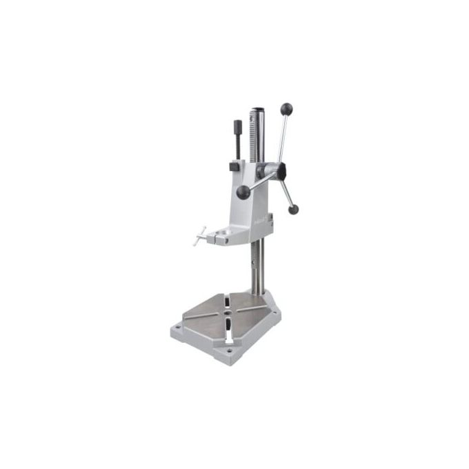 Wolfcraft 5027000 Colonna per Trapano Cremagliera Avvitata 420 mm Arresto Profondita' Regolabile Attacco Euronorm 43 mm colore Nero