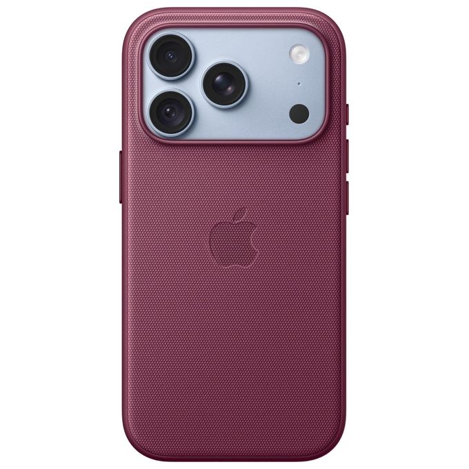 Apple MKD24ZM-A Custodia MagSafe in tessuto TechWoven per iPhone 18 Pro compatibile con ricarica wireless colore Bacca