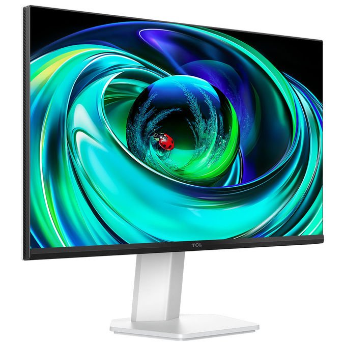 TCL 25G54 G54 QD-MINI LED MONITOR 25 POLLICI Monitor Gaming FHD 144 Hz IPS Mini-LED 450 nit 93% DCI-P3 colore Bianco