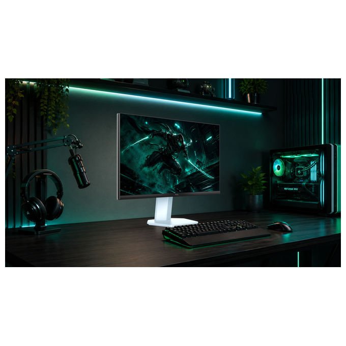 TCL 25P1AD Monitor Gaming 25'' 1920 x 1080 Pixel IPS 300 Hz HDR400 0,5 ms colore Bianco