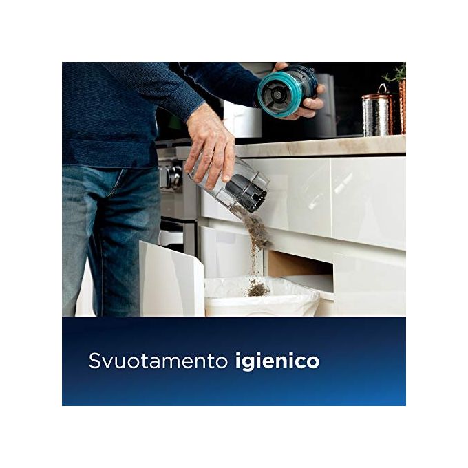Bissell 2602N Icon 25V Aspirapolvere senza Filo senza Sacco Capacita' 0,4 Litri Autonomia 50 minuti Spazzola Rotante Antigrovigli Nero