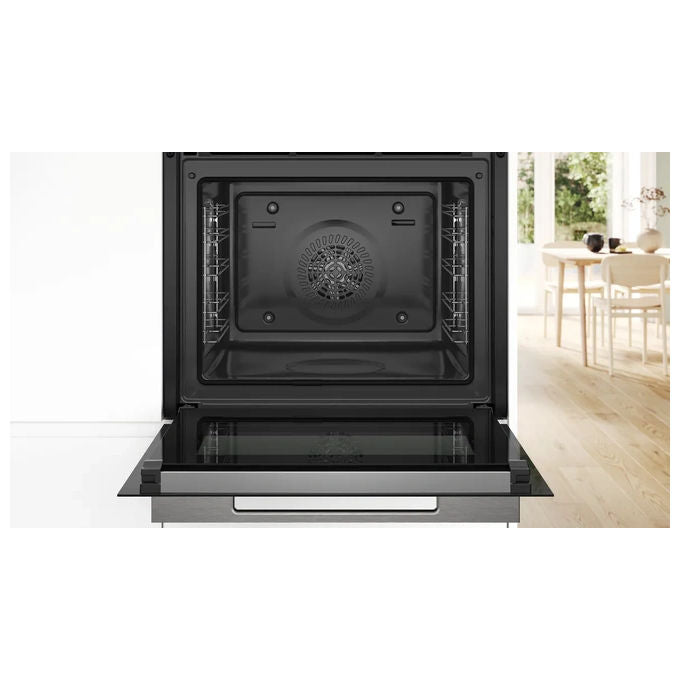 Bosch Serie 8 HBG7721B2 Forno elettrico da incasso pirolitico 71 Litri Classe A+ Home Connect 11 Funzioni Funzione AirFry (con teglia inclusa) 60 cm Nero