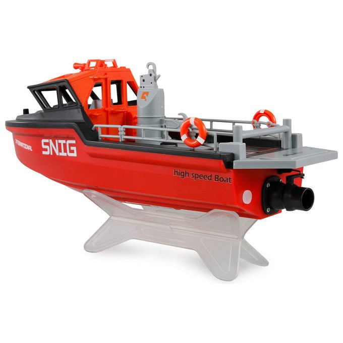 Amewi 26117 Rettungsboot Barca Radiocomandata Motore Brushless Jetantrieb 320mm colore Nero Rosso