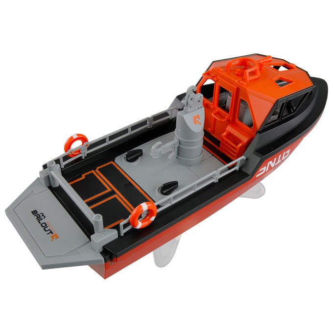 Amewi 26117 Rettungsboot Barca Radiocomandata Motore Brushless Jetantrieb 320mm colore Nero Rosso
