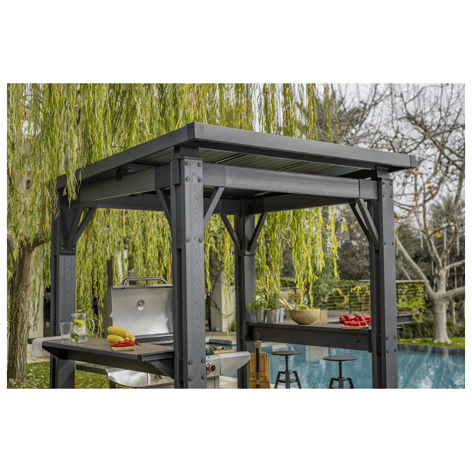 Keter GRILL GAZEBO Signature Walnut