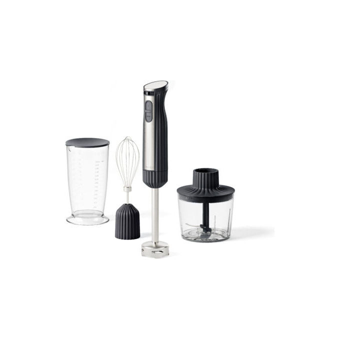 Guzzini 8008392423218 Sous Chef Frullatore a immersione 600W due velocita' regolabili e turbo con accessori colore Blu Navy