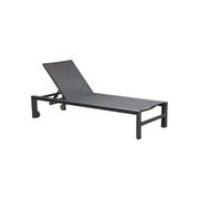 Amicasa BHR 1073KD Lettino Prendisole Tropea Bianco e Antracite