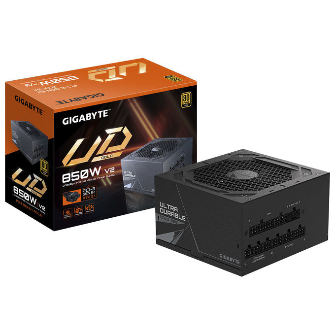 Gigabyte GP-UD850GM PG5 V2 Alimentatore 850 W 80 PLUS Gold Modulare Completo ATX 3.1 PCIe Gen 5.1 Ventola 120 mm colore Nero