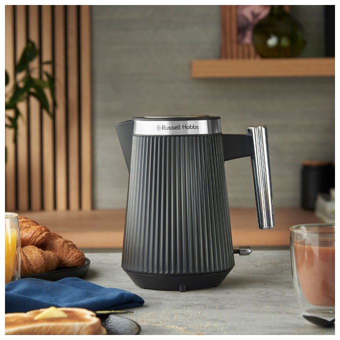 Russell Hobbs 26750-70 Brontë Bollitore Elettrico 1,7 L 2400 W Filtro anticalcare Base girevole 360° colore Nero testurizzato