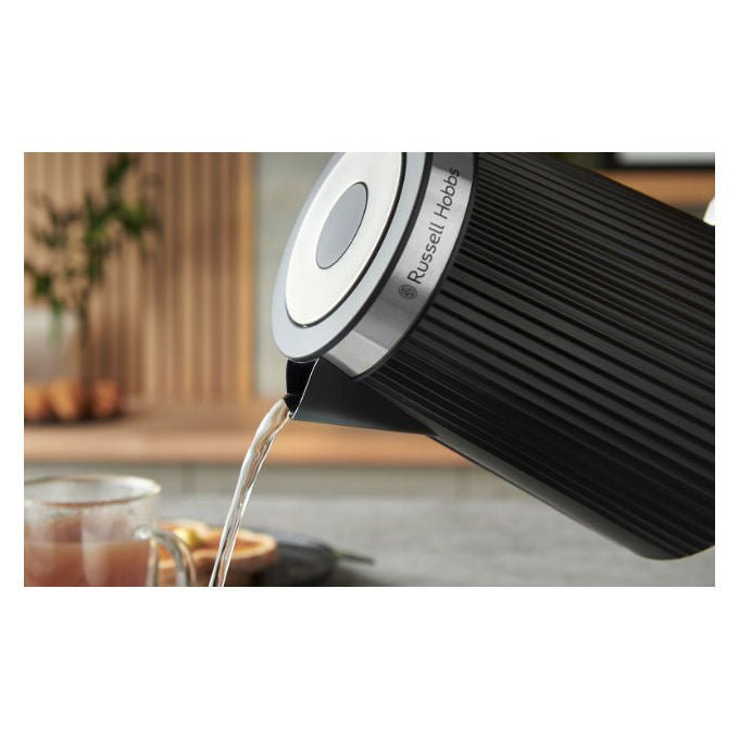 Russell Hobbs 26750-70 Brontë Bollitore Elettrico 1,7 L 2400 W Filtro anticalcare Base girevole 360° colore Nero testurizzato