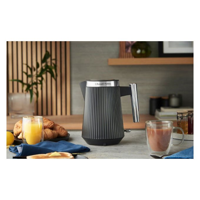 Russell Hobbs 26750-70 Brontë Bollitore Elettrico 1,7 L 2400 W Filtro anticalcare Base girevole 360° colore Nero testurizzato