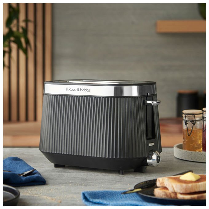 Russell Hobbs 26760-56 Brontë Tostapane 2 Fette 6 Livelli di Tostatura Potenza 980 W colore Nero