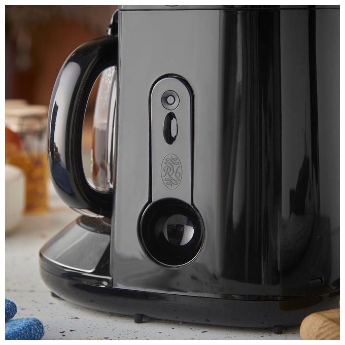 Russell Hobbs 26780-56 Brontë Macchina da caffe' con filtro 1,25 L 10 tazze 1100 W Funzione mantieni al caldo colore Nero Argento