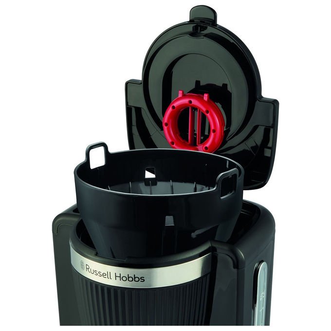 Russell Hobbs 26780-56 Brontë Macchina da caffe' con filtro 1,25 L 10 tazze 1100 W Funzione mantieni al caldo colore Nero Argento
