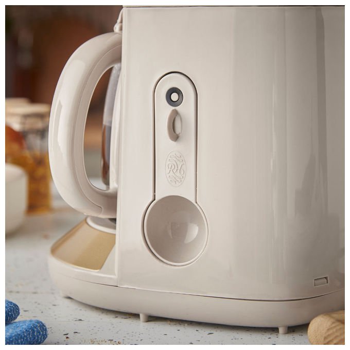Russell Hobbs 26781-56 Bronte Macchina da caffe' filtro 1,25 L 1100 W Funzione Mantieni Caldo Funzione Pausa e Versamento colore Dourado Cor della pietra