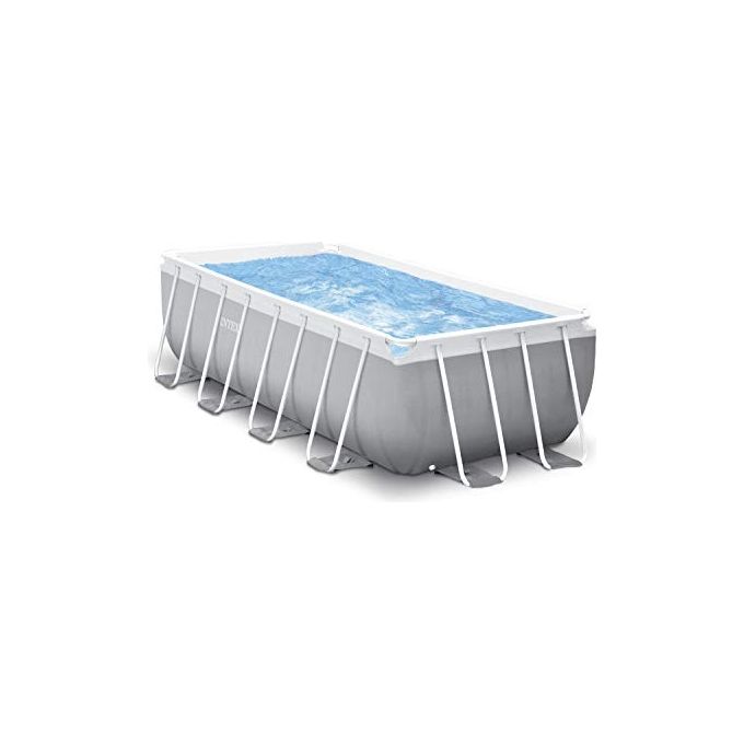 Intex 26790 Piscina Prisma Rettangolare 400x200x122cm Struttura Robusta con Accessori Inclusi per un Relax Perfetto