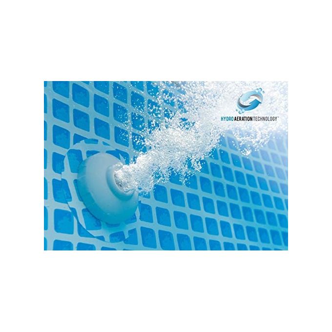 Intex 26790 Piscina Prisma Rettangolare 400x200x122cm Struttura Robusta con Accessori Inclusi per un Relax Perfetto
