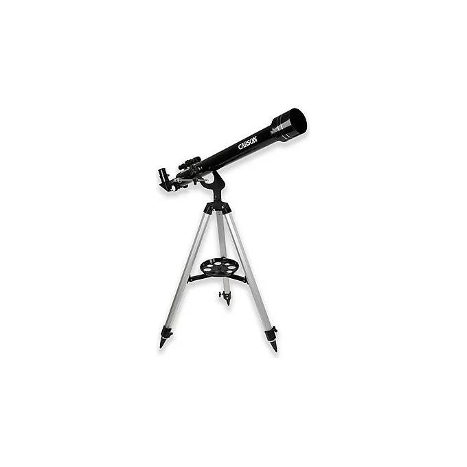 Carson JC-1000 SkySeeker Telescopio Refrattore 100x con Oculari Intercambiabili e Treppiede in Alluminio regolabile colore Nero