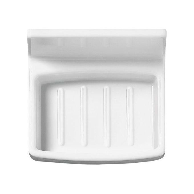 Eliplast Portasapone da bagno in plastica adesiva bianco